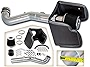 Cold Air Intake System with Heat Shield Kit + Filter Combo BLACK Compatible For 05-12 Nissan Pathfinder / 05-15 Nissan Frontier / 05-15 Nissan Xterra 4.0L V6