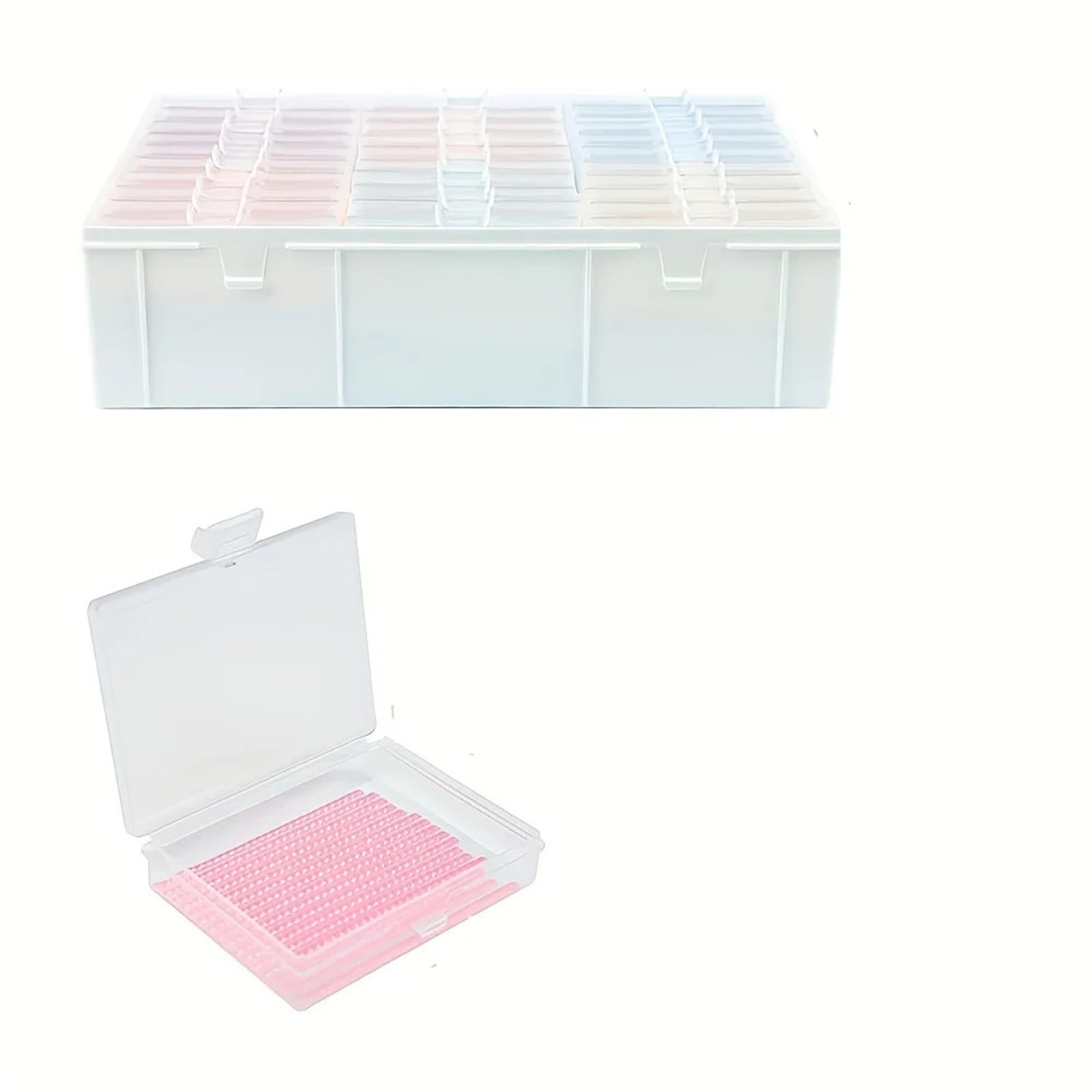 Aufbewahrungsbox für Fuse Beads 30 Stück Sicherungsperlen-Organizer – for selbstgemachten Perlenschmuck und Bastelaufbewahrung, geeignet for Kunstwerkzeuge