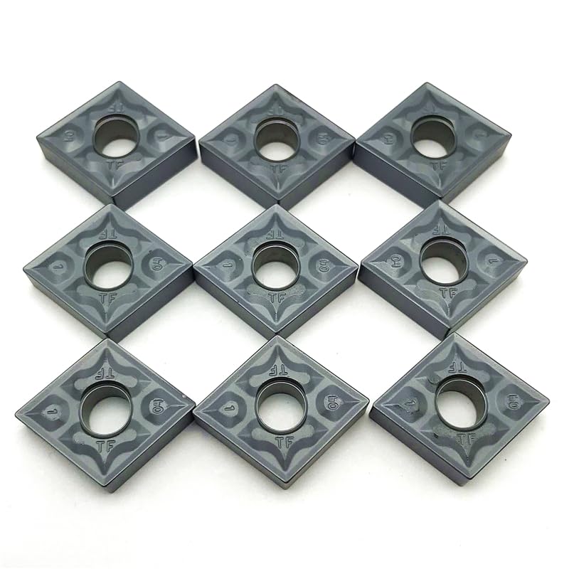10 insertos de carburo CNMG120408 TF IC907 para torno miniatura 2