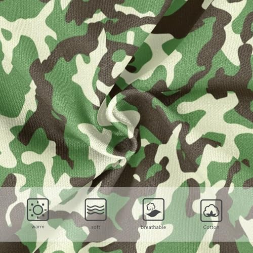 Joisal Cotton Toddler Girls Underwear Cool Camouflage Green Girl Panties Cute Personalized Kids Undies Briefs 2t3