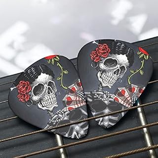 Ensemble de 12 médiators de guitare Goth Beauty Girl pour guitare acoustique, guitare électrique, contrebasse, ukulélé - Les Beatles, Paul McCartney, John Lennon, RIngo Starr, George Harrison Ensemble de 12 médiators de guitare Goth Beauty Girl pour guitare acoustique, guitare électrique, contrebasse, ukulélé – Image 7