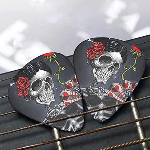 Ensemble de 12 médiators de guitare Goth Beauty Girl pour guitare acoustique, guitare électrique, contrebasse, ukulélé - Les Beatles, Paul McCartney, John Lennon, RIngo Starr, George Harrison Ensemble de 12 médiators de guitare Goth Beauty Girl pour guitare acoustique, guitare électrique, contrebasse, ukulélé – Image 8