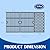 SafBbcue DGH450CRP Cooking Grates for Dyna Glo Grill Replacement Parts DGH450CRP-D 4 Burner DGH450CRN-D DGF451CRP Dyna-glo Grill Parts DGH450CRP 70-02-615 70-02-423 Cast Iron
