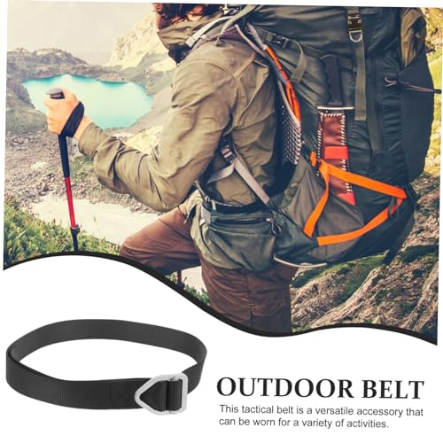 5pcs Canvas Belt for Men Women Military Hiking Belt Heavy Duty Work Unisex Outdoor Accessory2