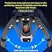 EAST MOUNT Twister Arm Exerciser with Counter Display-Adjustable 22-440lbs Hydraulic Power, Home Chest Expander, Shoulder Muscle Training Fitness Equipment, Arm Exercise Strengthener