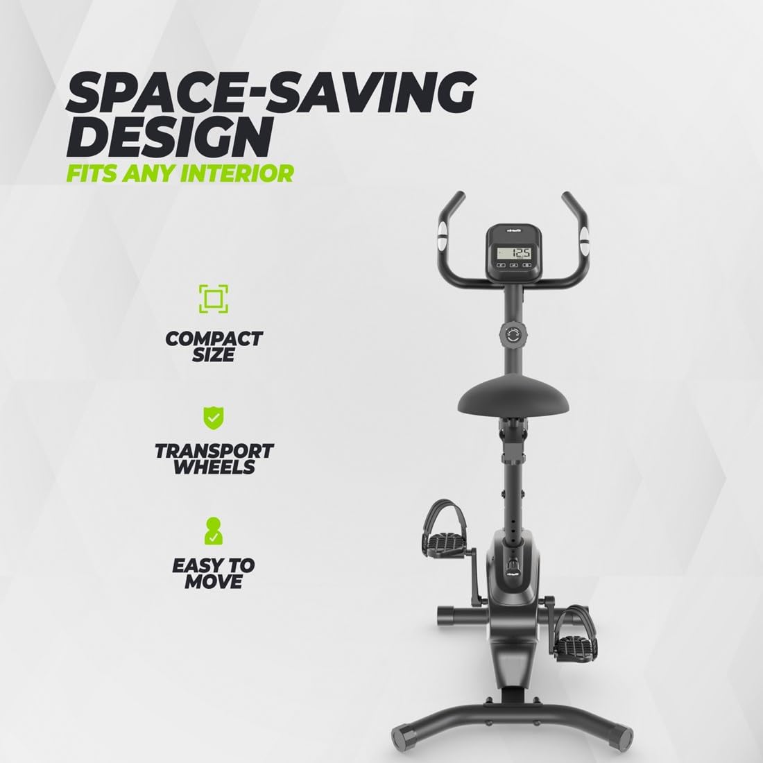 VirtuFit Rower treningowy z serii – rower fitness do domu – rower treningowy – rower wewnętrzny (HTR 100)