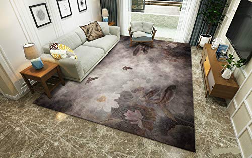 Einfache geometrische Druck Hause 200 * 300 Farbe -11,Matte für Fitnessgeräte, als Schutzmatte beim Training nutzbar, Bodenschutzmatte für