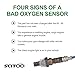 SCITOO Air Fuel Ratio Sensor Oxygen Sensor 234-9005 O2 Front Upstream fit 2001-2005 Honda Civic 2002-2004 Acura RSX 2002-2004 Honda CR-V