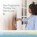 Yale Security Assure Lock 2 Touch Deadbolt, Black Suede Keyed Smart Entry Door Lock with Wi-Fi Connected Keypad and Fingerprint Scanner for Code Entry and Remote Access, YRD410-F-WF1-BSP