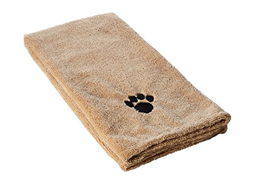 Ultra-Absorbent Pet Bath Towel for Small, Medium, Large Dogs and Cats, Machine Washable