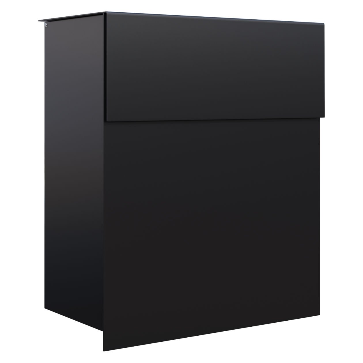 Alto by Bravios - Modern Wall-Mounted Black Mailbox