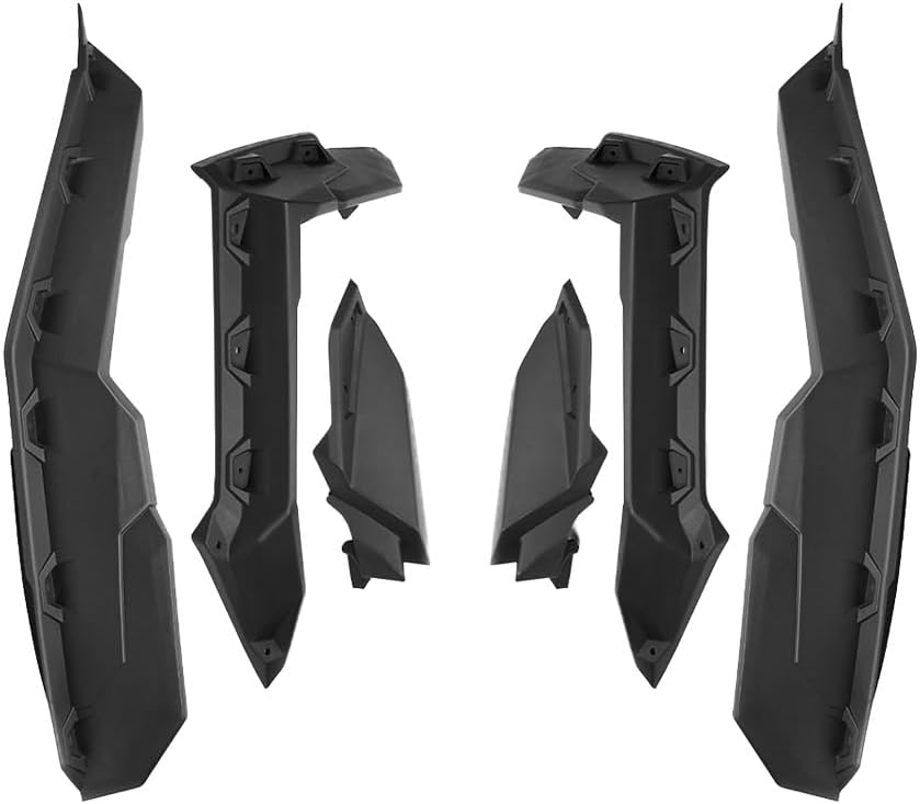 X3 Fender Flares Extended Compatible with Can-Am Maverick X3 & Max RS Turbo R RR 2017-2025 Front and Rear Side Fenders Mud Guards Accessories Parts OEM Replacement 715002973