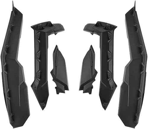 KEMIMOTO X3 Fender Flares Extended Compatible with Can-Am Maverick X3 & Max RS Turbo R RR 2017-2025 Front and Rear Side Fenders Mud Guards Accessories Parts OEM Replacement 715002973