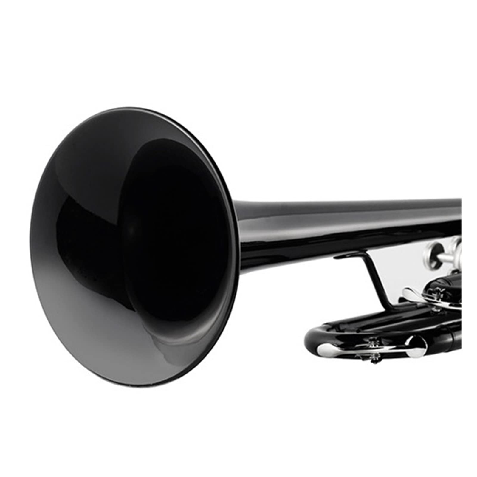B-płaski Instrument Czarna Trąbka Mosiężna Rura Korpus Tłok Z Miedzioniklu Wysokiej Jakości Trąbka Instrumentu początkujących trąbka