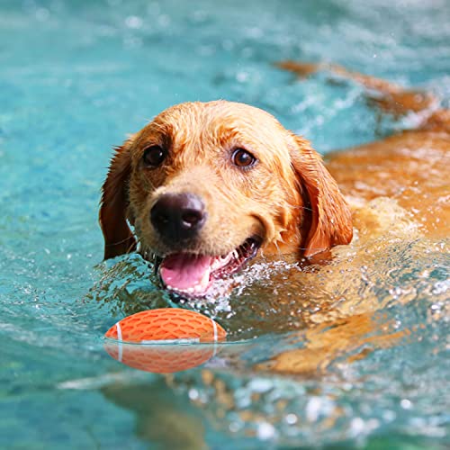 Nobleza Hundeball, Hundespielzeug Ball aus Naturkautschuk mit Zahnpflege-Funktion, Interaktives Kauspielzeug, Robuster Hunde Ball 10.3cm * 5.6cm