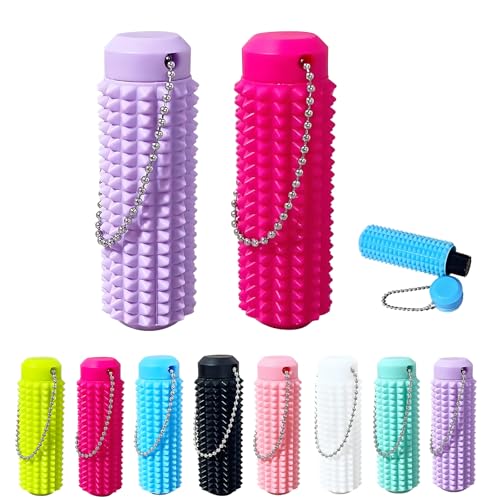 loooghom Little Pain Ouchies Fidget 2Pcs,Portable Palm Massage Roller Keychain