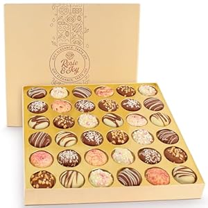 36 Mini Cookies Gift Box– Gourmet Cookies for Christmas Cookie Gifts, Holiday Cookies, and Christmas Gifts for Women – USA Made