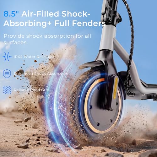Image of Electric Scooter - Electric Scooter Adults, 500W /1000W /1200W Motor, 18 /21 /25 MPH, 21 /28 Miles Max Range, APP Control, Double Braking Systems, 8.5 inch /10 inch Tire, Foldable E-Scooter