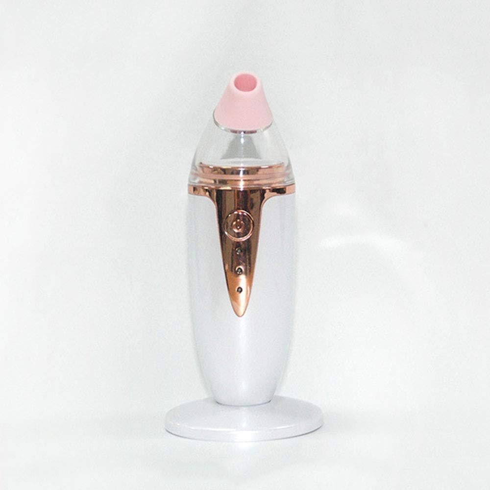 Blackhead Vacuum Removedor de vacío Vacuum Blackhead Removal Blackhead Blackhead Acne Extractor Herramienta de succión Limpiador de poros con 4 Cabezales de succión para la Piel Facial.