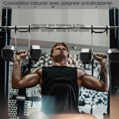 Crochets pour banc de musculation antidérapants pour squat en extérieur