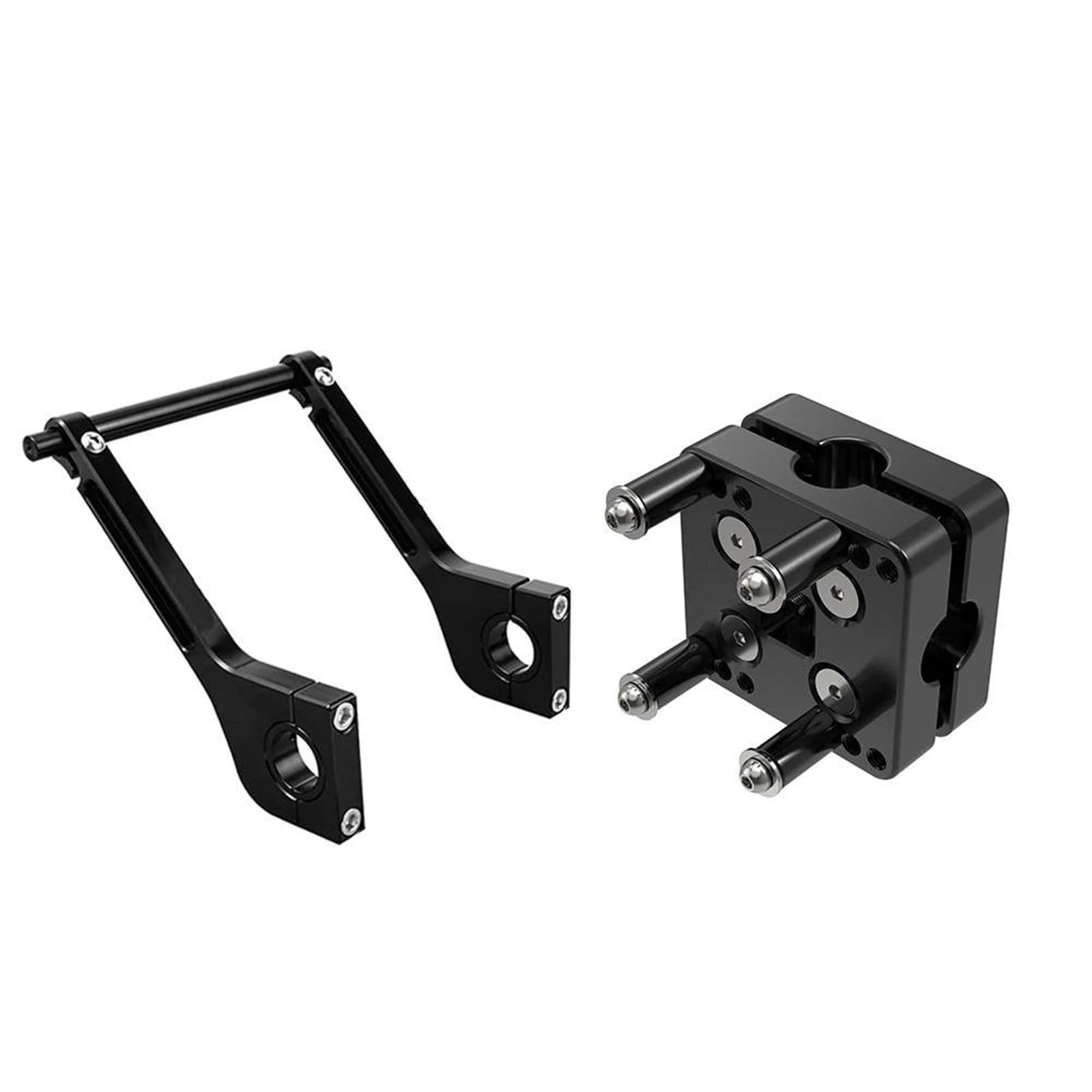 Ajohbm 3 Motorcycle Navigation Bracket For For Tenere 700 Xtz700 T700 2019 2020 2021 2022 202 2024 Motorcycle Holder Navigation Mounting Arm Kit(3)