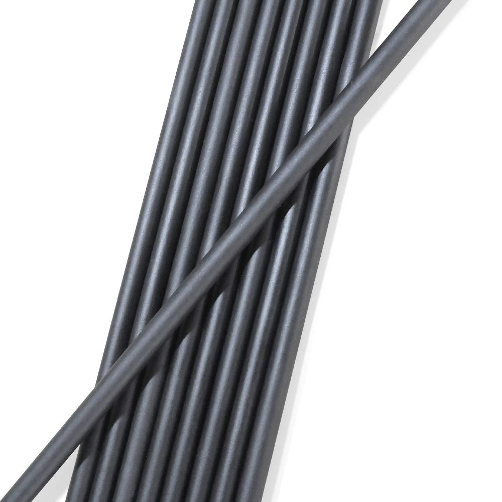 MILAEM 30 Pouces tir à l'arc en Fibre de Carbone flèche Arbre Colonne vertébrale 450 Chasse flèche Tubes pour Bricolage flèches composé Arc recourbé Arc Long (12pcs