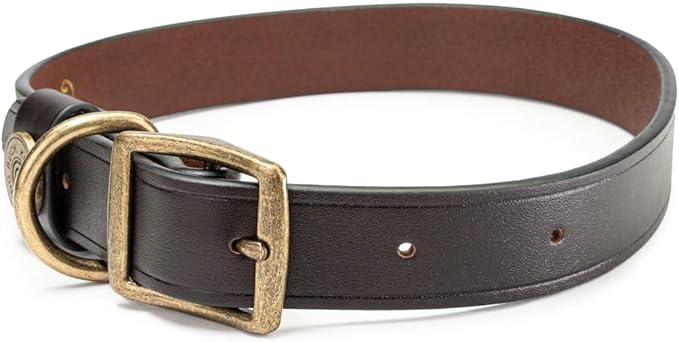 Collar de Cuero Premium King Buck para Perro, M/L miniatura 2