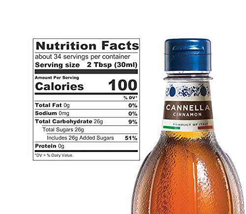 Fabbri Flavoring Syrup, Cinnamon, Made In Italy, 33.8 Ounce (1 Liter) #TOP1