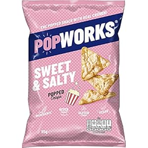 Popworks Sweet and Salty Popped Crisps, 28 g