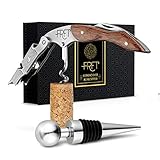 ✅ 𝐅𝐑𝐅𝐓 𝐕𝐄𝐑𝐒𝐏𝐑𝐄𝐂𝐇𝐄𝐍– Wir sind von der Qualität unseres Korkenziehers überzeugt. Wir möchten dir die Entscheidung aber so leicht wie möglich gestalten: Solltest du mit dem Hebelkorkenzieher unzufrieden sein, ist ein Rückversand möglich!