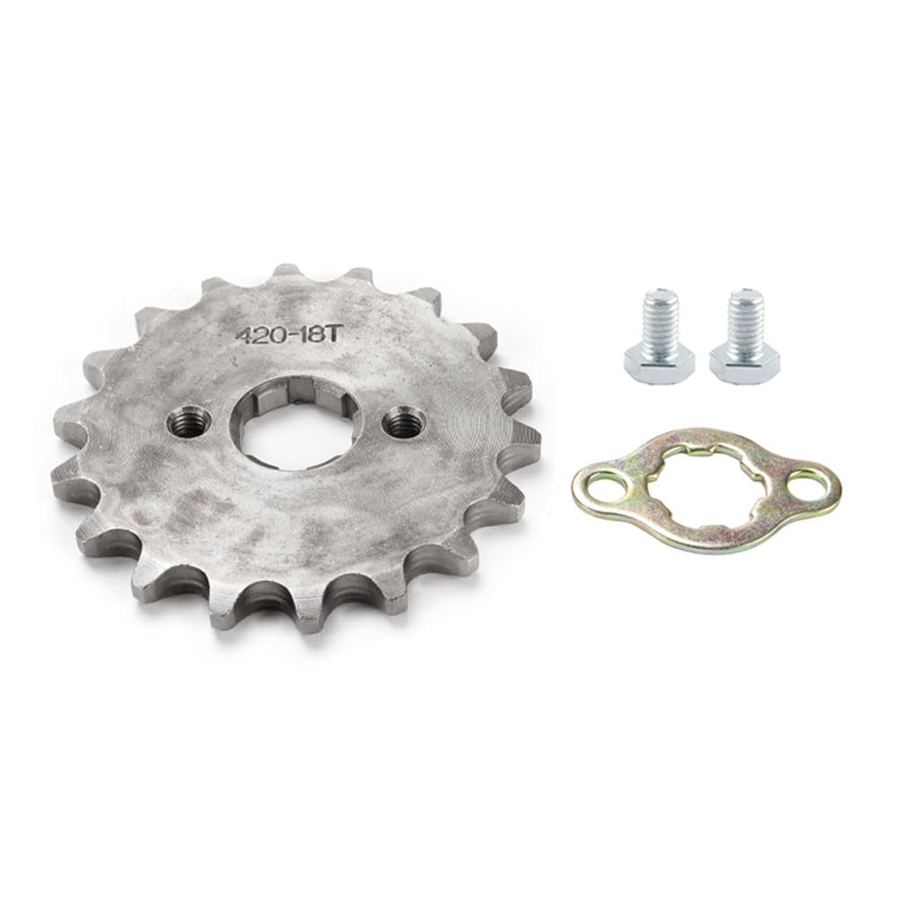 Photo 1 of 18t 17mm Chain Sprocket with Retainer Plate