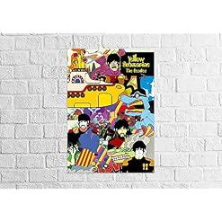 L’affiche du sous-marin jaune des Beatles | Imprimé sous-marin jaune | Impression encadrée ou non encadrée | A2 59.4×42… - Les Beatles, Paul McCartney, John Lennon, RIngo Starr, George Harrison L'affiche du sous-marin jaune des Beatles | Imprimé sous-marin jaune | Impression encadrée ou non encadrée | A2 59.4x42… – Image 2
