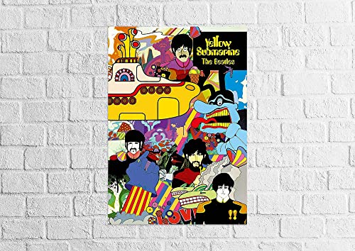 L’affiche du sous-marin jaune des Beatles | Imprimé sous-marin jaune | Impression encadrée ou non encadrée | A2 59.4×42… - Les Beatles, Paul McCartney, John Lennon, RIngo Starr, George Harrison L'affiche du sous-marin jaune des Beatles | Imprimé sous-marin jaune | Impression encadrée ou non encadrée | A2 59.4x42… – Image 3