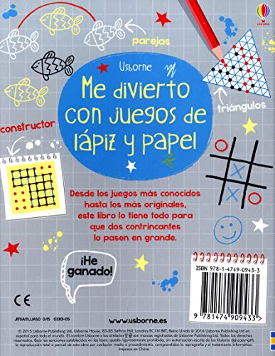Me divierto con juegos de lápiz y papel