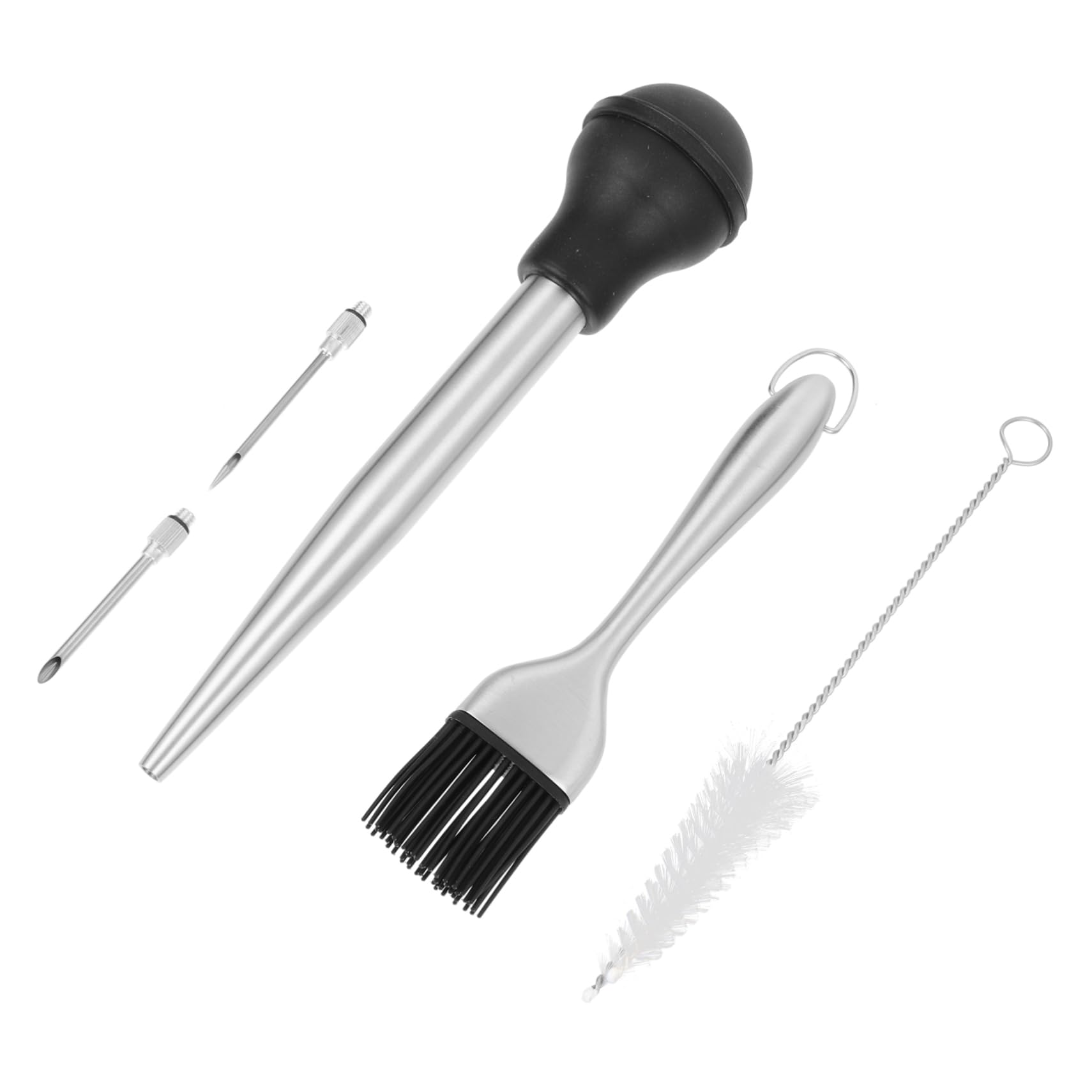 Garneck Barbecue Injection Tool Turkey Seasoning Pump Meat Food Injector Easy Assemble