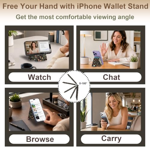 Cartera magnética bolimoss para iPhone que soluciona el olvido de tarjetas 6