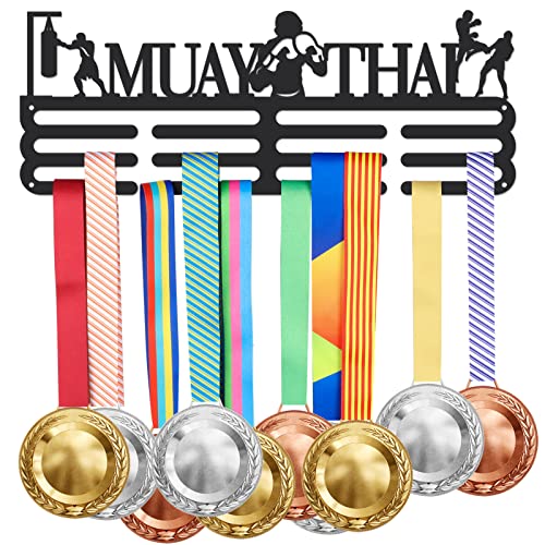 SUPERDANT Muay Thai Man Medal Hanger Personalised Medal Holder for Muay Thai Sports Medal Display Rack for Medals Trophy Holder Awards Sports Ribbon Holder Display Athlete Gift Capacity about 10-15KG SUPERDANT Muay Thai Man Medal Hanger Personalised Medal Holder for Muay Thai Sports Medal Display Rack for Medals Trophy Holder Awards Sports Ribbon Holder Display Athlete Gift Capacity about 10-15KG