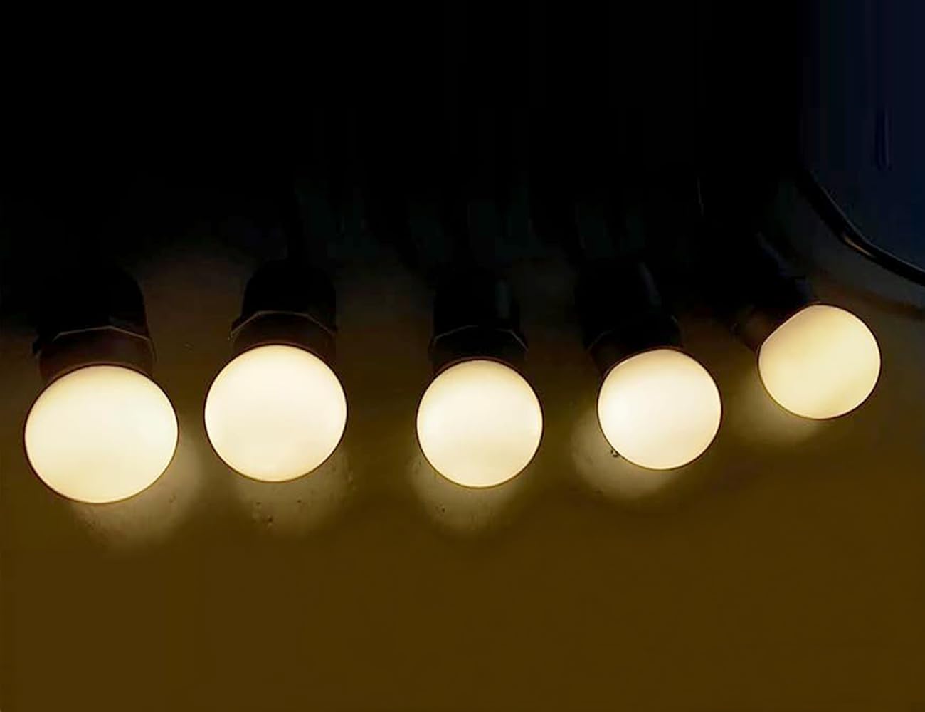 ZFQ 20 Pack E27 Warm White LED Light Bulbs 2W G45 Golf Ball Mini Globe Bulb Lighting Bulbs for Outdoor Indoor String Patio Garden Party Decoration - Image 4