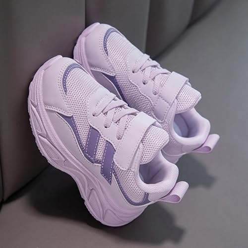 IWIHMIV Girls Tennis Shoes Boys Breathable Non Slip Sneakers Casual Running Non Slip Athletic Shoes for Toddler2