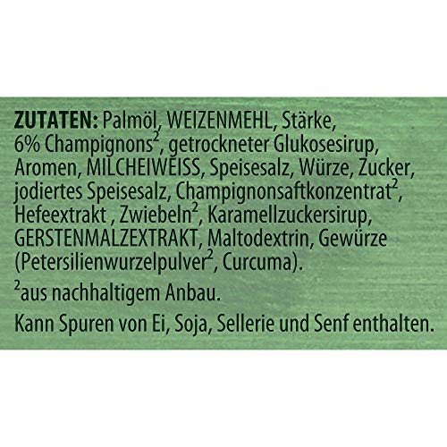 Knorr Feinschmecker Champignon Sauce cremige braune Sauce ohne geschmacksverstärkende Zusatzstoffe und Farbstoffe 250 ml 1er-Pack (Packung mit 5)