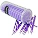 400 PCS Micro Applicator Brushes Dental Brush - Yookat Disposable Micro Applicator Brushes for Eyelash Extensions and Oral Using Micro Brushes Bendable Microfiber Applicators Purple