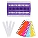 Embroidery Floss Organizer, BENBO Plastic Foam 30 Positions Thread Organizers Cross Stitch Embroidery Kit Tool with 4 Pcs 20 Positions Thread Project Cards, Embroidery Needlework Project Thread Holder