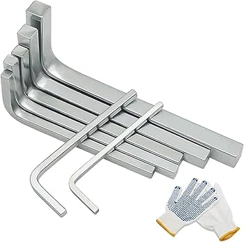 Amazon | 7×4点ドライバー L型四角レンチセット 家具組立用四角