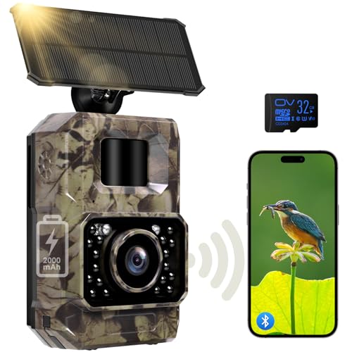 MAXDONE Solar Wildlife Camera 48MP