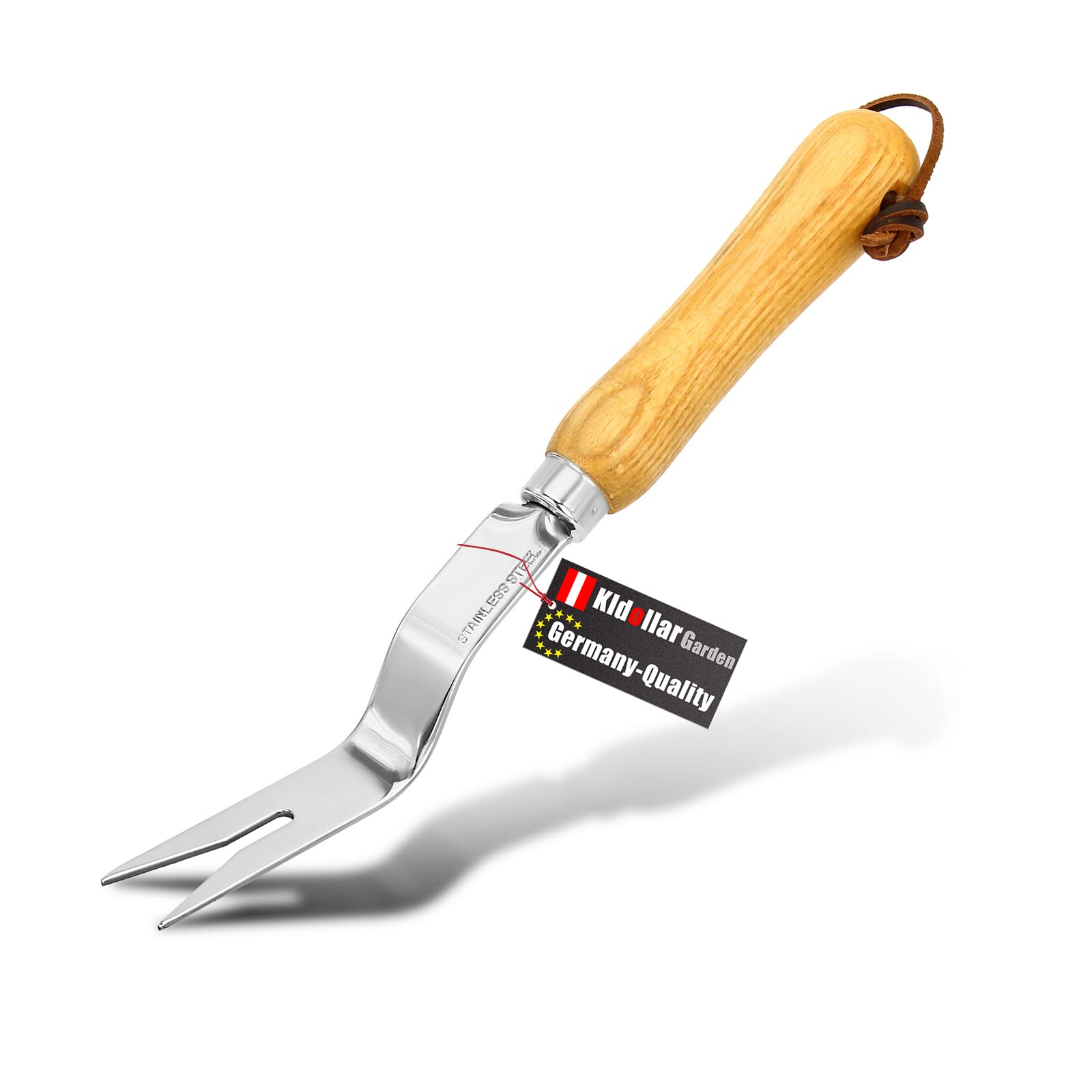 KLDOLLAR Hand Weeder Tool, Stainless Steel Garden Weeding Tools with Ergonomic Handle, Durable Weed Removal Tools for Lawn Farmland Transplant Root Removal