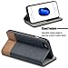 WenBelle for New iPhone SE (2022 Edition/2020 Edition) 2nd 3nd Generation/iPhone 7/iPhone 8 Case, Stand Feature,Premium Soft PU Color Matching Leather Wallet Cover Flip Cases 4.7 Inch (Blue)