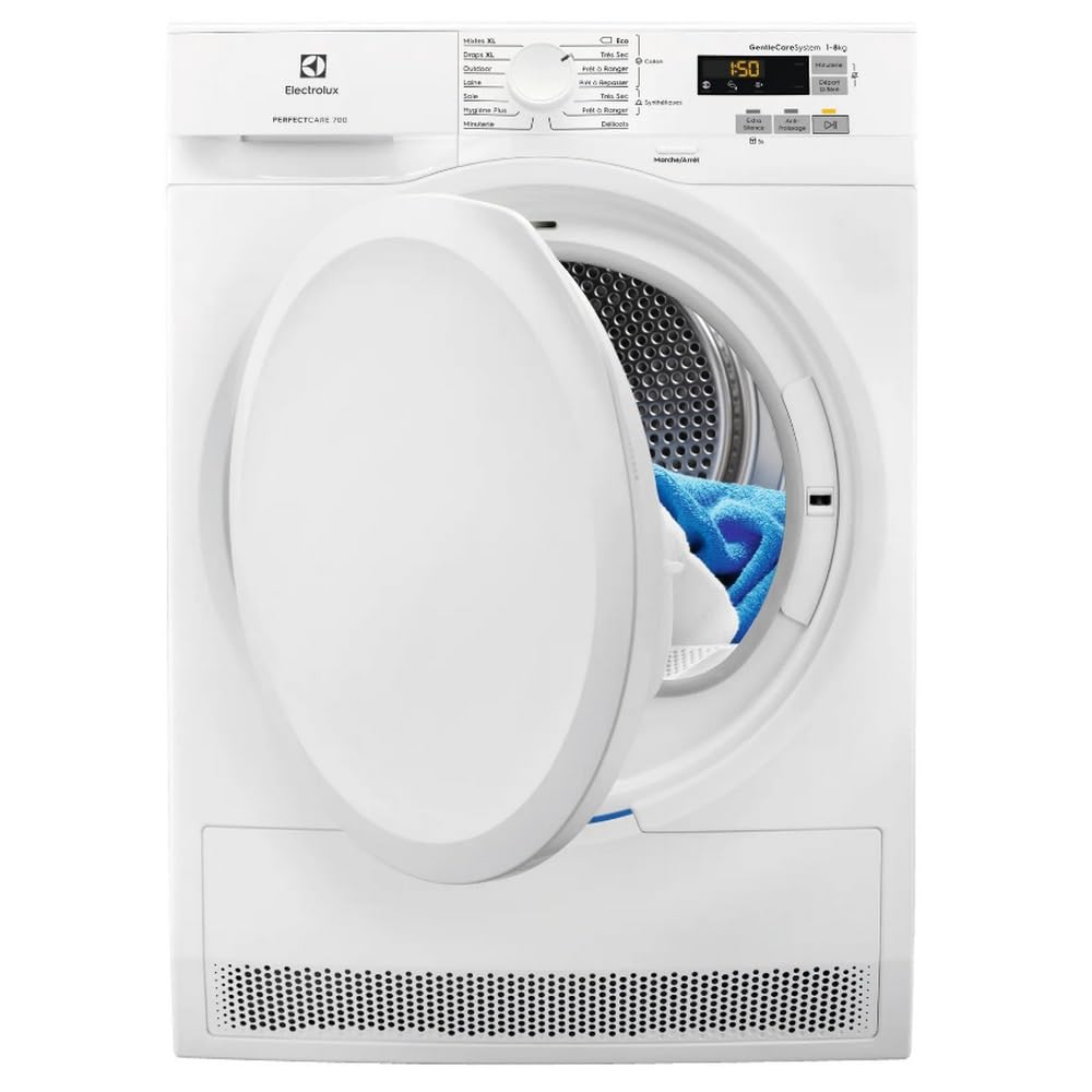 Sèche-linge Pompe À Chaleur 60cm 8kg, Blanc - EW7H5829SB