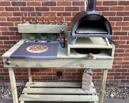 Outdoor Pizza table perfect for most pizza oven models