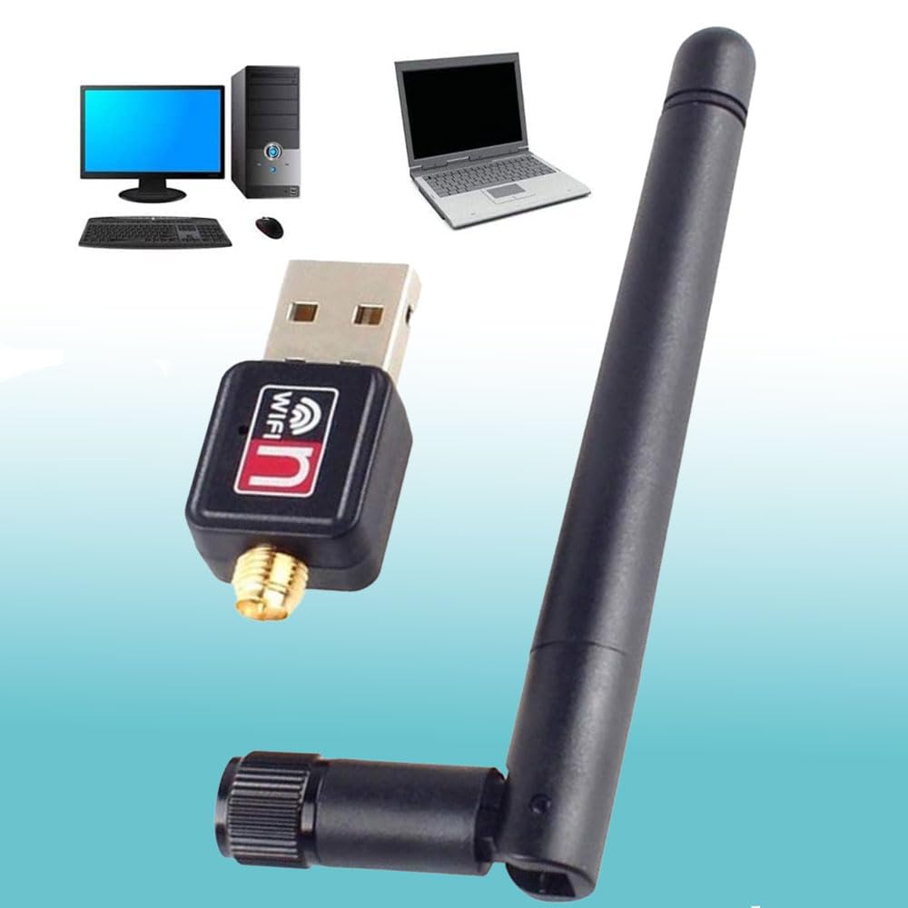 MLD 1200Mbps USB WiFi Adapter for Desktop PC, 2.4G Wireless Adapter with Antenna for Win11/10 WiFi Dongle for Desktop PC Laptop Gaming Wireless USB Internet Network Card ATK-101-1Pcs-image-5