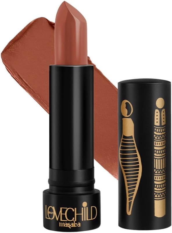 Ultra Matte Reddish Brown Lipstick, Long Lasting Upto 6Hrs, Transfer-Proof, Hydrating & Nourishing Nude Bullet Lipsticks For Women, Sepia Spice, 4.5g